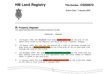 Land Registry Plans Title Plan Practice Guide 40