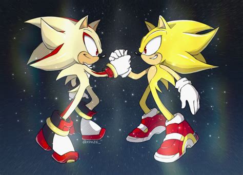 Daze On Twitter Super Shadow Sonic And Shadow Sonic The Hedgehog