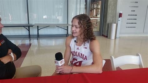 Indiana Hoosiers Women S Basketball Media Day Iuwbb Grace Berger Youtube