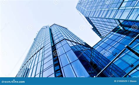 Blue Corporate Building Stock Image Image Of Built Steel 21850529