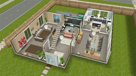 House On The Sims Freeplay Casa Sims Casas The Sims Freeplay