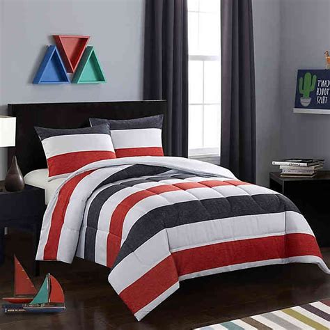 Free shipping on prime eligible orders. American Kids Jayden 3-Piece Full Comforter Set in Red ...