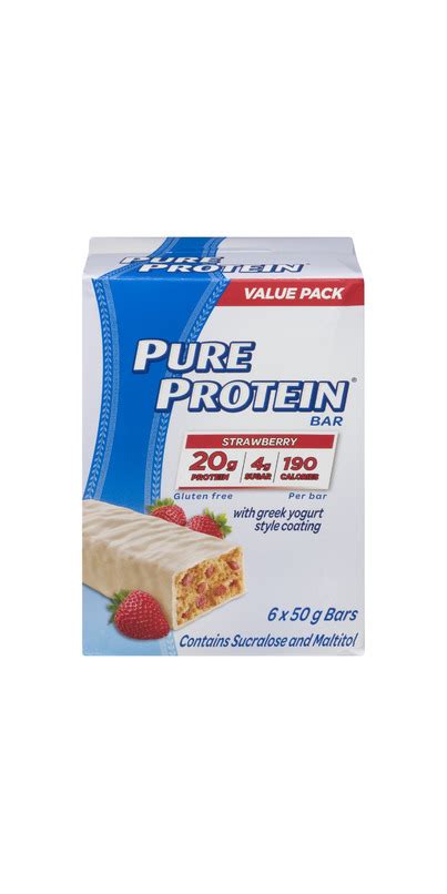 Buy Pure Protein Bar Strawberry Greek Yogurt At Wellca Free Shipping