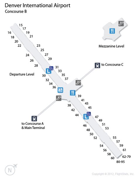Exploring Denver Airports Terminal B Map A Comprehensive Guide Map