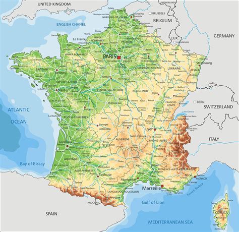 France Location In World Map United States Map