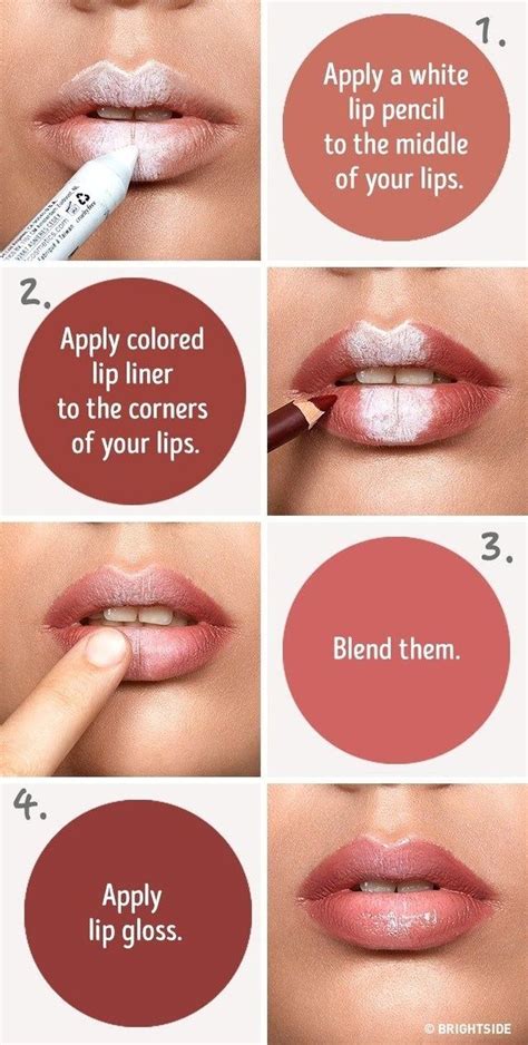 One of them is how to do winged eyeliner. How to make lips appear fuller - BeautyDiagrams in 2020 ...