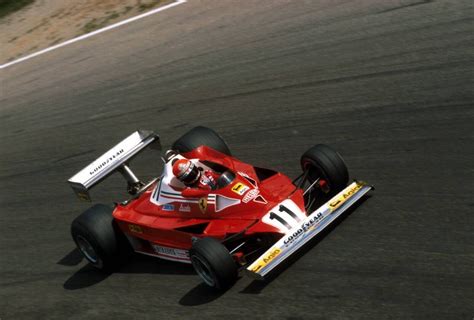 Niki Lauda Monza 1977 Twice World Champion F 1 Team Ferrariscuderia