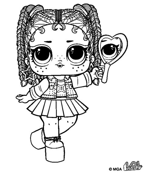 Printable Lol Surprise Doll Flipside Coloring Page Free Printable