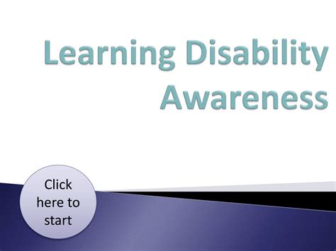Ppt Learning Disability Awareness Powerpoint Presentation Free