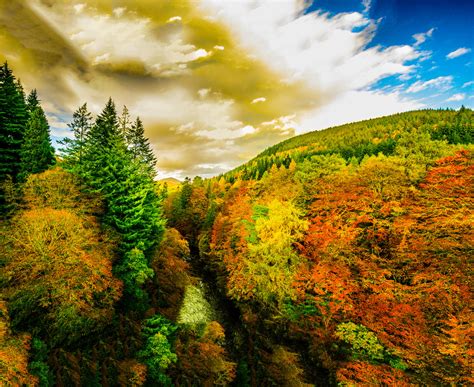 Autumnal Overture In Perthshire Scotland Perthshire In Sco Flickr