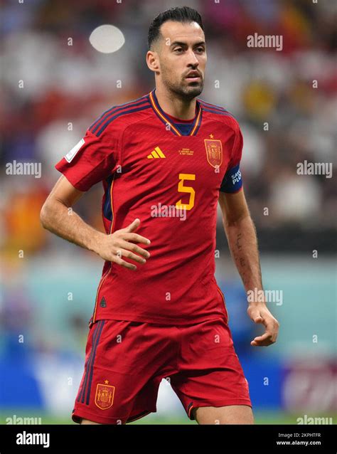 Spains Sergio Busquets During The Fifa World Cup Group E Match At The