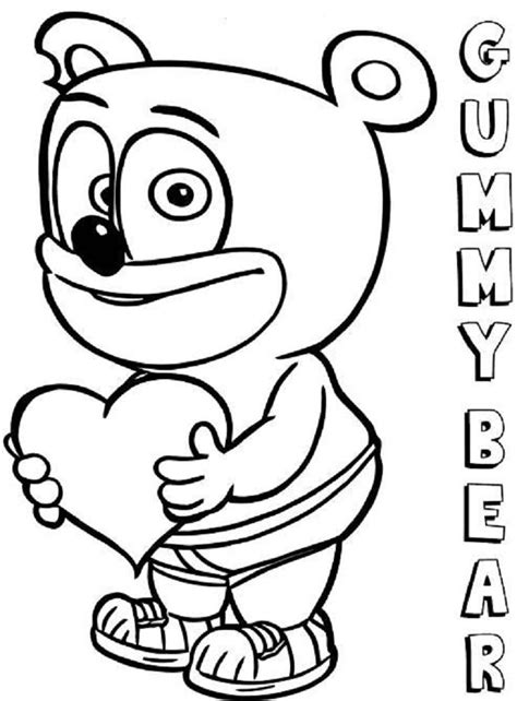 48 free printable gummy bears coloring pages information