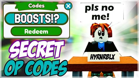 2022 🏫 Roblox The Presentation Experience Codes 🏫 All New Gem Codes