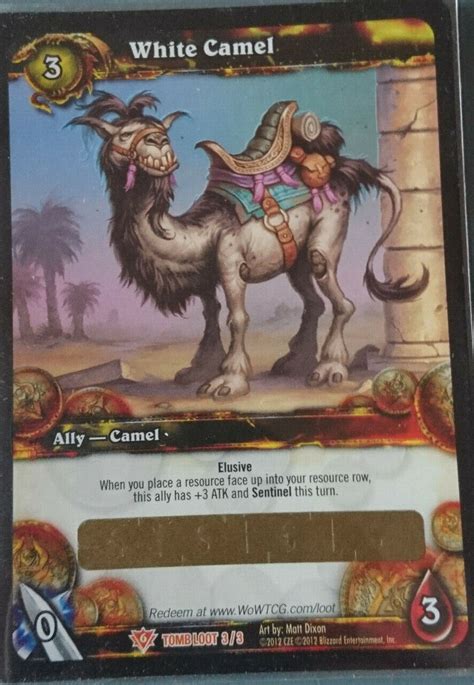 WoW Loot Card White Riding Camel Camel White Riding Camel EBay