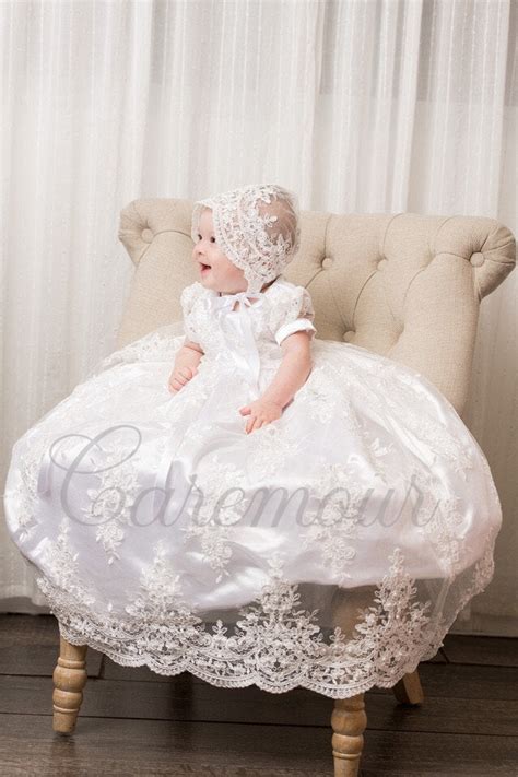 Amelia Beaded Christening Gown Baptism Dress Baby Girl Christening G