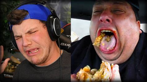 man attempts to eat four burgers at once youtube