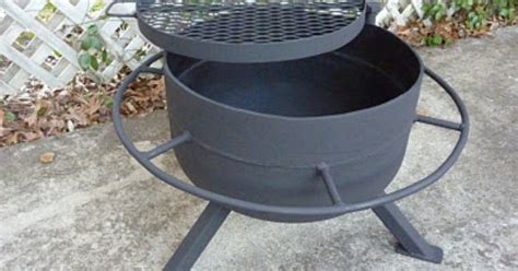 Target has the fire pit sets you're looking for at incredible prices. Fire pit with swinging grill. Bowl is made from old tank ...