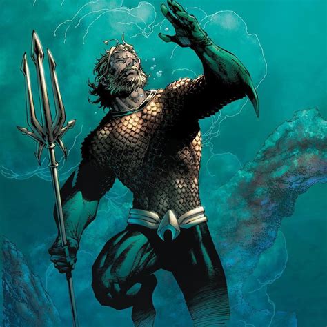 Justice League 10 Aquaman Variant By Jim Lee Colors By Alex Sinclair