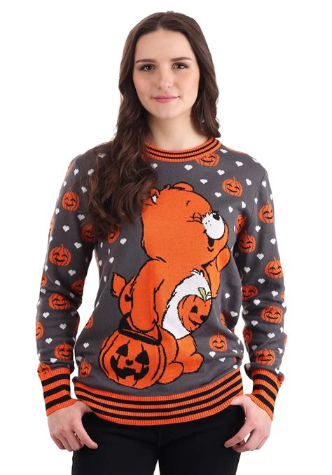 Care Bears Trick Or Sweet Bear Adult Halloween Sweater