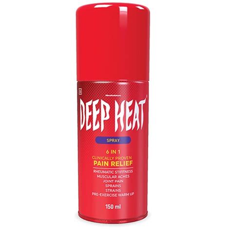 Deep Heat Spray 150ml Cura Pharm