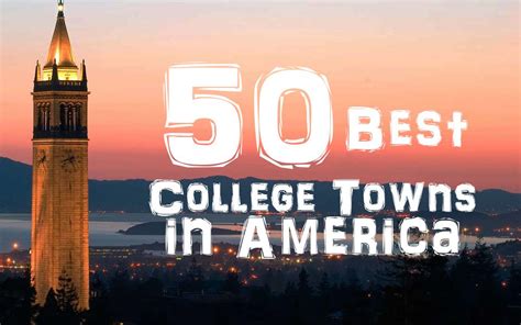 50 Best College Towns In America