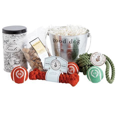 Dog T Bucket With Rope Toy And Treats Ballard Designs