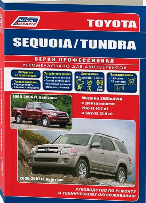 Руководство по ремонту Toyota Tundra купить автокнигу Книга Toyota