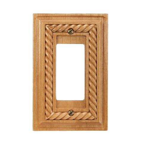 Check spelling or type a new query. Amerelle Rope 1 Decora Wall Plate - Light Oak-4011R - The Home Depot