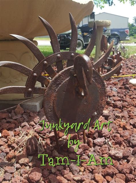 Scrap Metal Yard Art Turkey Made From Rotary Hoe Disk And Other