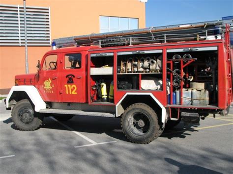 Fire Engines Photos Slovenian Fire Truck Pivka Tam 125