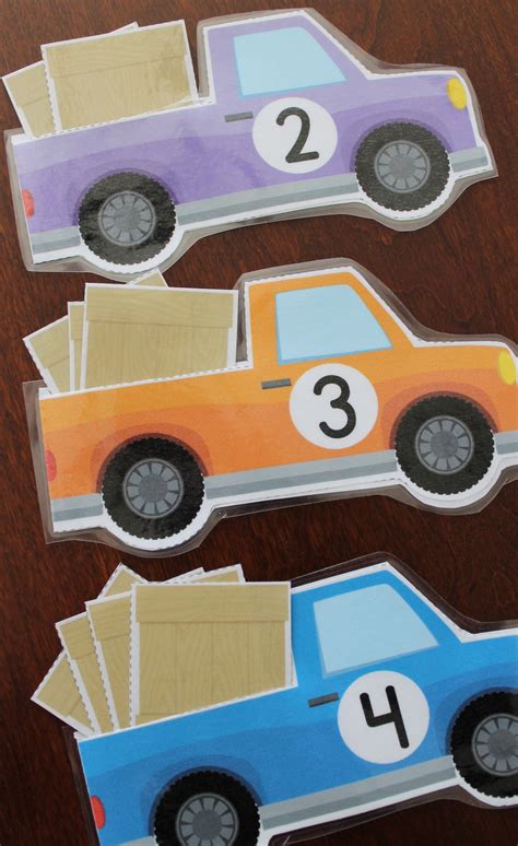 Transportation Themed Counting Math And Numeracy Activities For