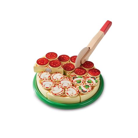 Melissa And Doug Wooden Pizza Party Play Set