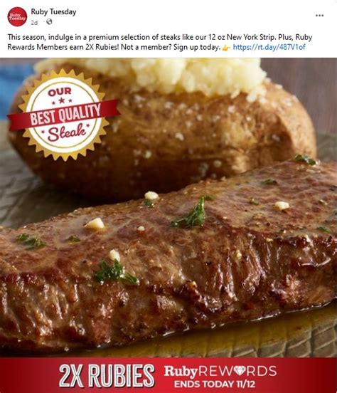 Ruby Tuesday Printable Coupon