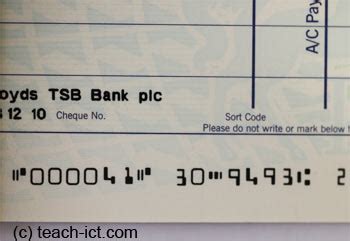 A sort code is a number code, which is used by british and irish banks. Teach-ICT AS Level ICT OCR exam board - de-facto standards