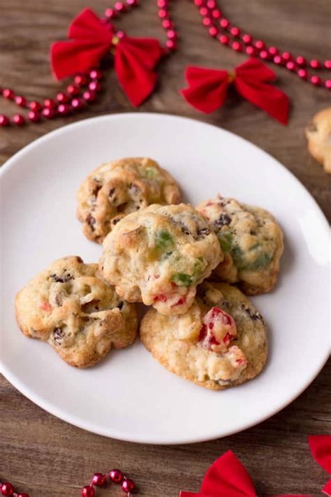 It's light, tender, and full of dried fruits and nuts. Best Ever Fruitcake Cookies | AllFreeCopycatRecipes.com