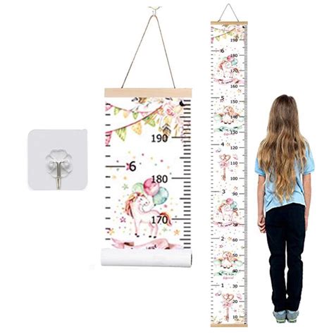 Growth Chart For Kids Height Chart For Kidsboysgirlsbaby Canvas
