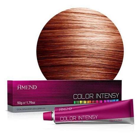 Coloração 743 Louro Médio Acobreado Dourado Color Intensy 50g Amend Tinta De Cabelo