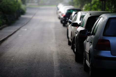 Parked Cars On Street Stock Photo Download Image Now Istock