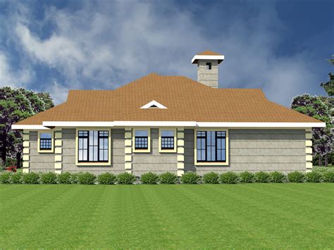 Beautiful House Designs Kenya 3 Bedroom Design 1119b Hpd Team April