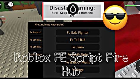 Roblox Fe Script Fire Hub Hydrogenfluxusarceusx Youtube