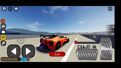 Roblox Driving Empire Zenvo Tsr S Top Speed Youtube