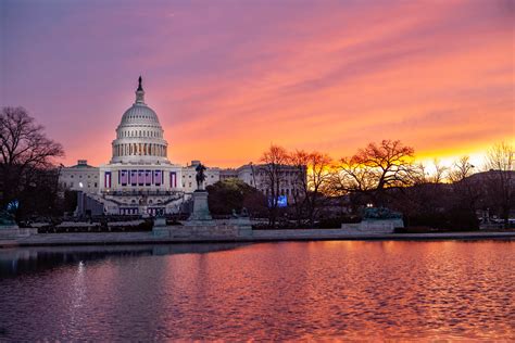 United States Capitol Building Sunrise 2nd Inauguration 20 Flickr