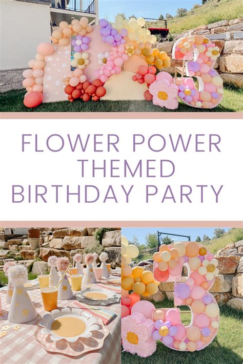 How To Throw A Flower Power Birthday Party The Price Adventure