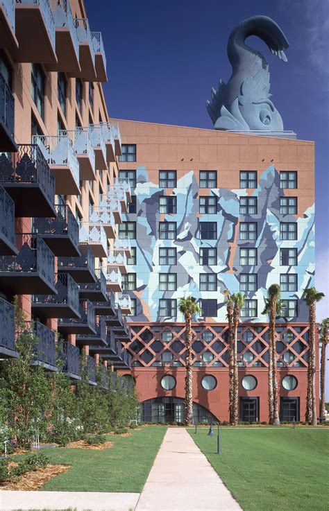 Postmodern Architecture Walt Disney World Dolphin And Swan Hotels By