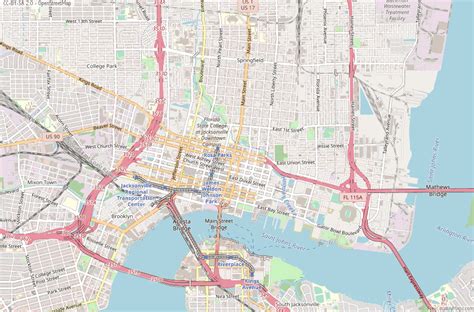 Jacksonville Map United States Latitude And Longitude Free Maps
