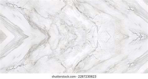 Abstract White Book Match Marble Texture Stock Illustration 2287230823