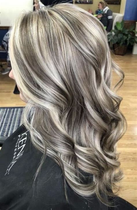100 Dark Hair With Strong Platinum Highlights Are Perfect If You Have A