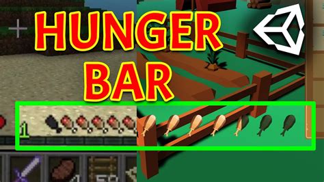 Minecraft Hungerprogress Bar With Unity Bolt Tutorial Visual