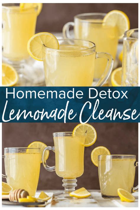 Homemade Detox Lemonade Cleanse Master Cleanse Recipe Video