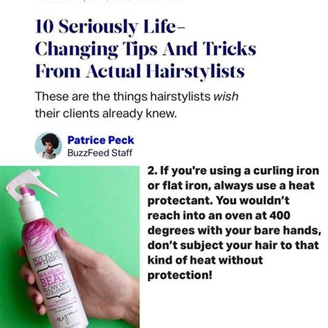 Seriously Life Changing Tips And Tricks From Actual Hairstylists Via Buzzfeed These Are The